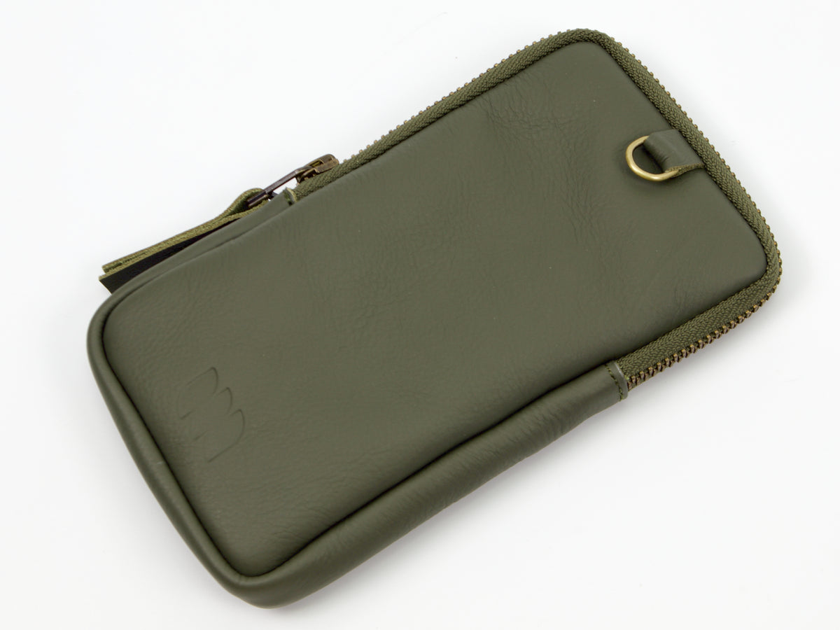 milloo Slim Pen Case Olive Green