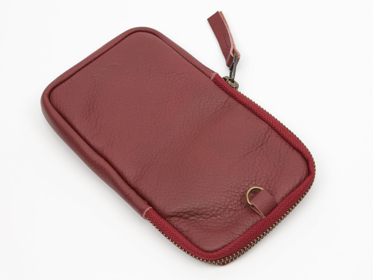 Estuche para bolígrafo Milloo Slim en color burdeos