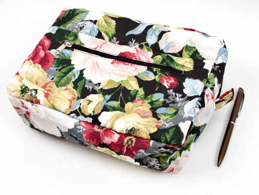 Organizador Ydra de lona con motivos florales