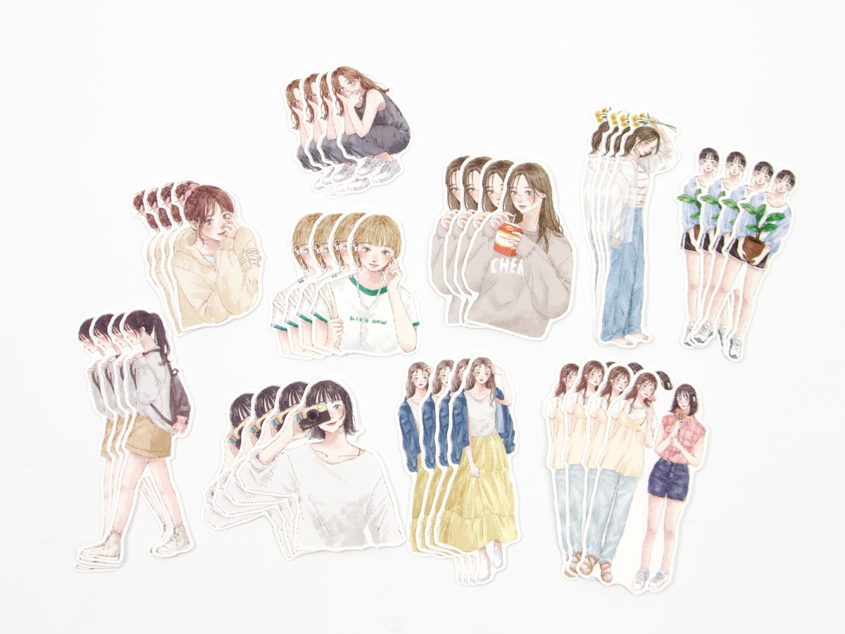 Autocollants Mind Wave Amie Girl