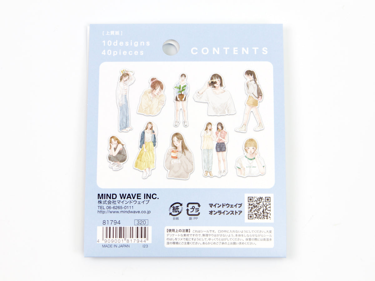 Autocollants Mind Wave Amie Girl
