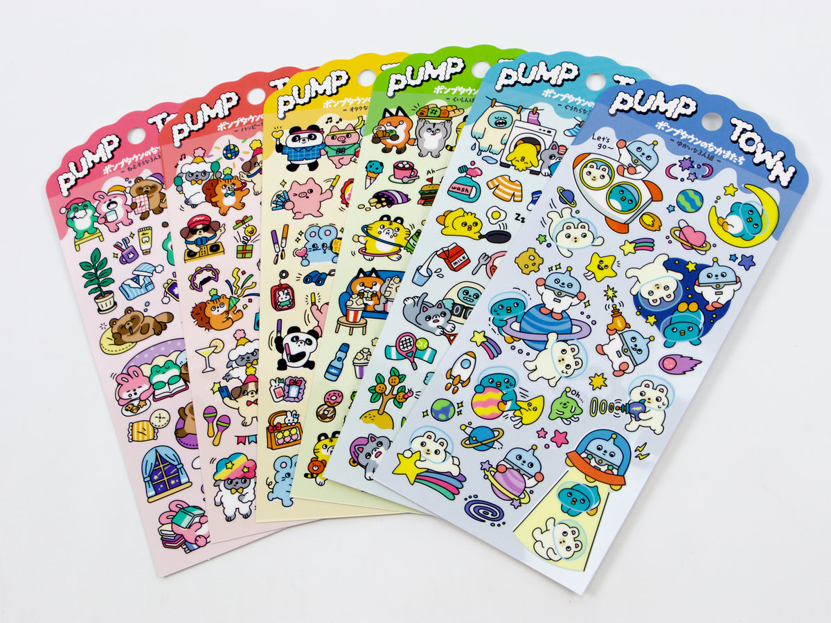 Mind Wave Pump Town Stickers
