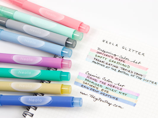 Sun-Star Neola Glitter Marker 4 Color Set
