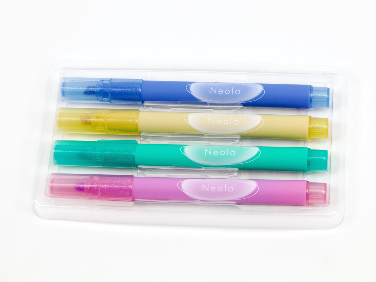 Sun-Star Neola Glitter Marker 4 Color Set