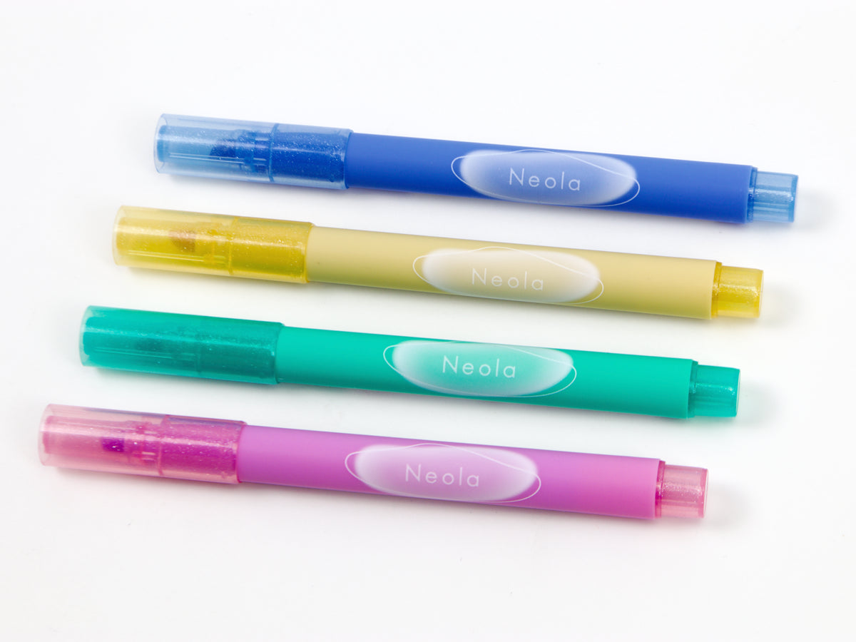 Sun-Star Neola Glitter Marker 4 Color Set