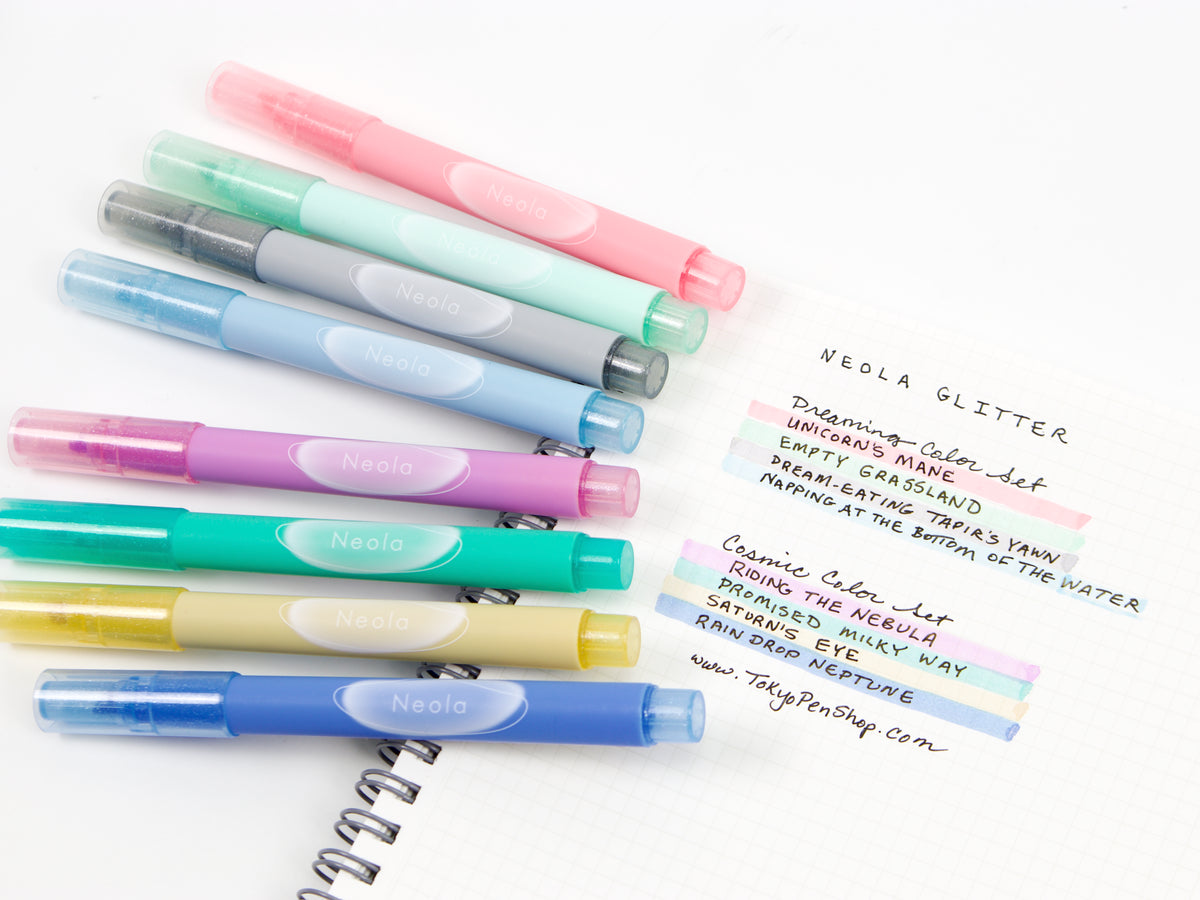 Sun-Star Neola Glitter Marker 4 Color Set
