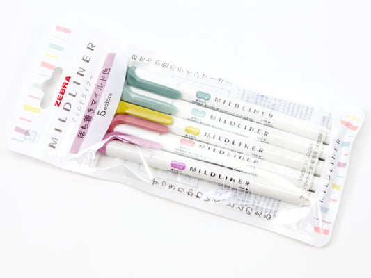 Zebra MildLiner 5-pack