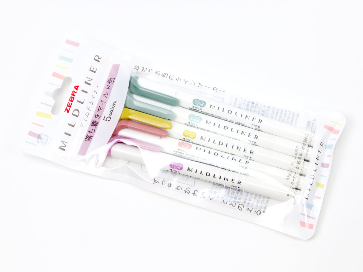 Zebra MildLiner 5-pack