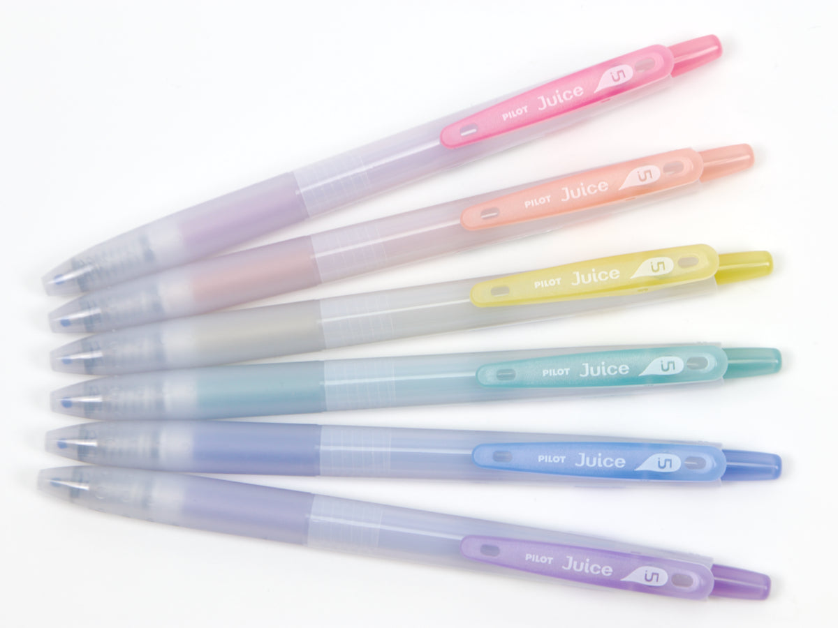Juego de colores en tonos apagados de Pilot Juice
