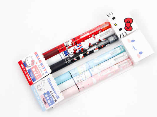 Sanrio Frixion Ball Knock 3 Pen Set