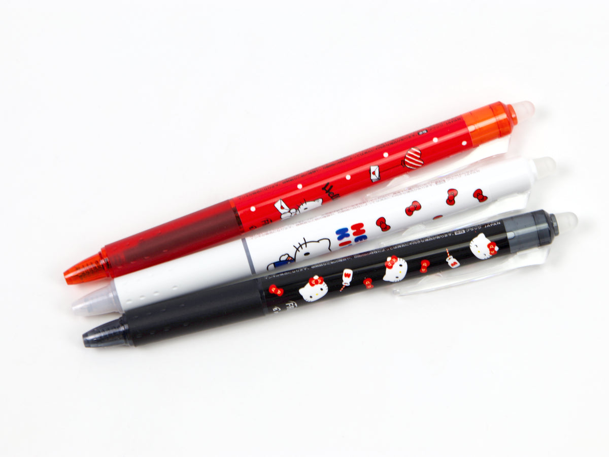 Sanrio Frixion Ball Knock 3 Pen Set