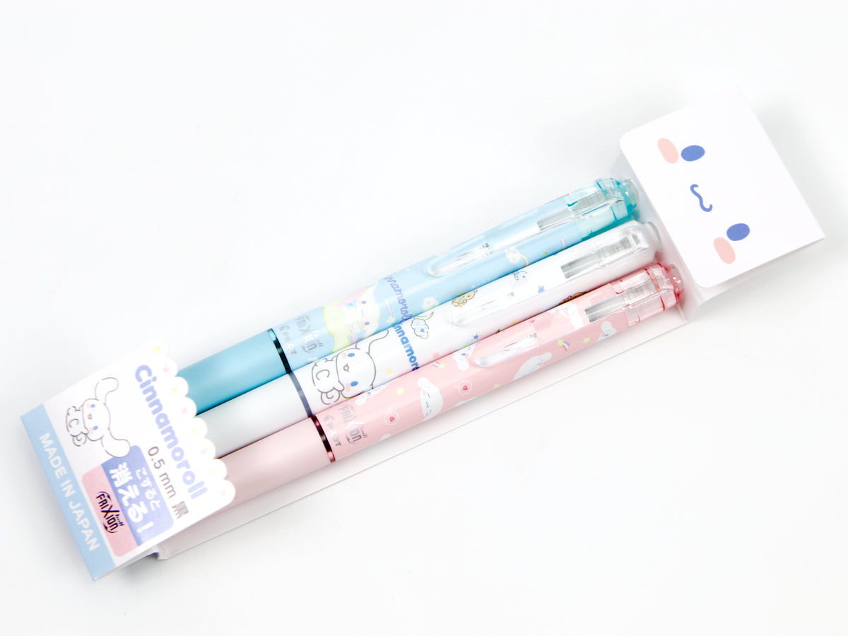 Sanrio Frixion Ball Knock 3 Pen Set