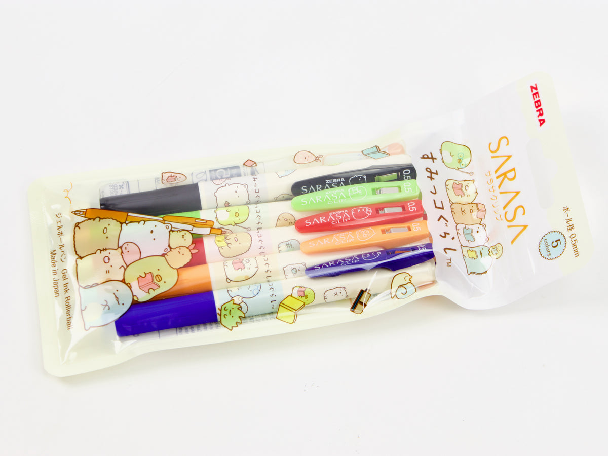 Sumikko Gurashi Sarasa Clip 5 Color Set LTD