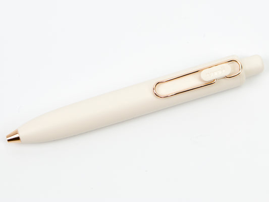 Clip Uniball One P en oro rosa