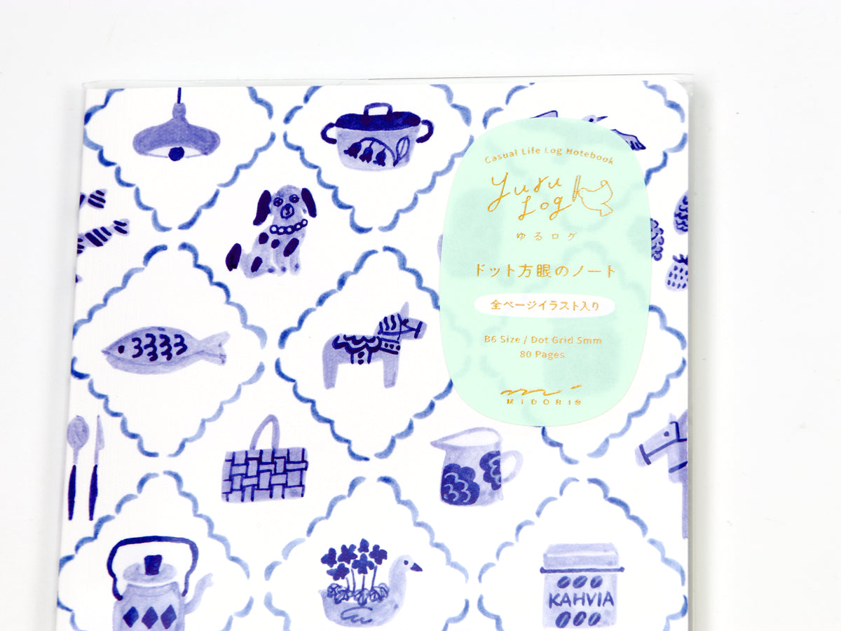 Midori Yuru Log Notebook B6