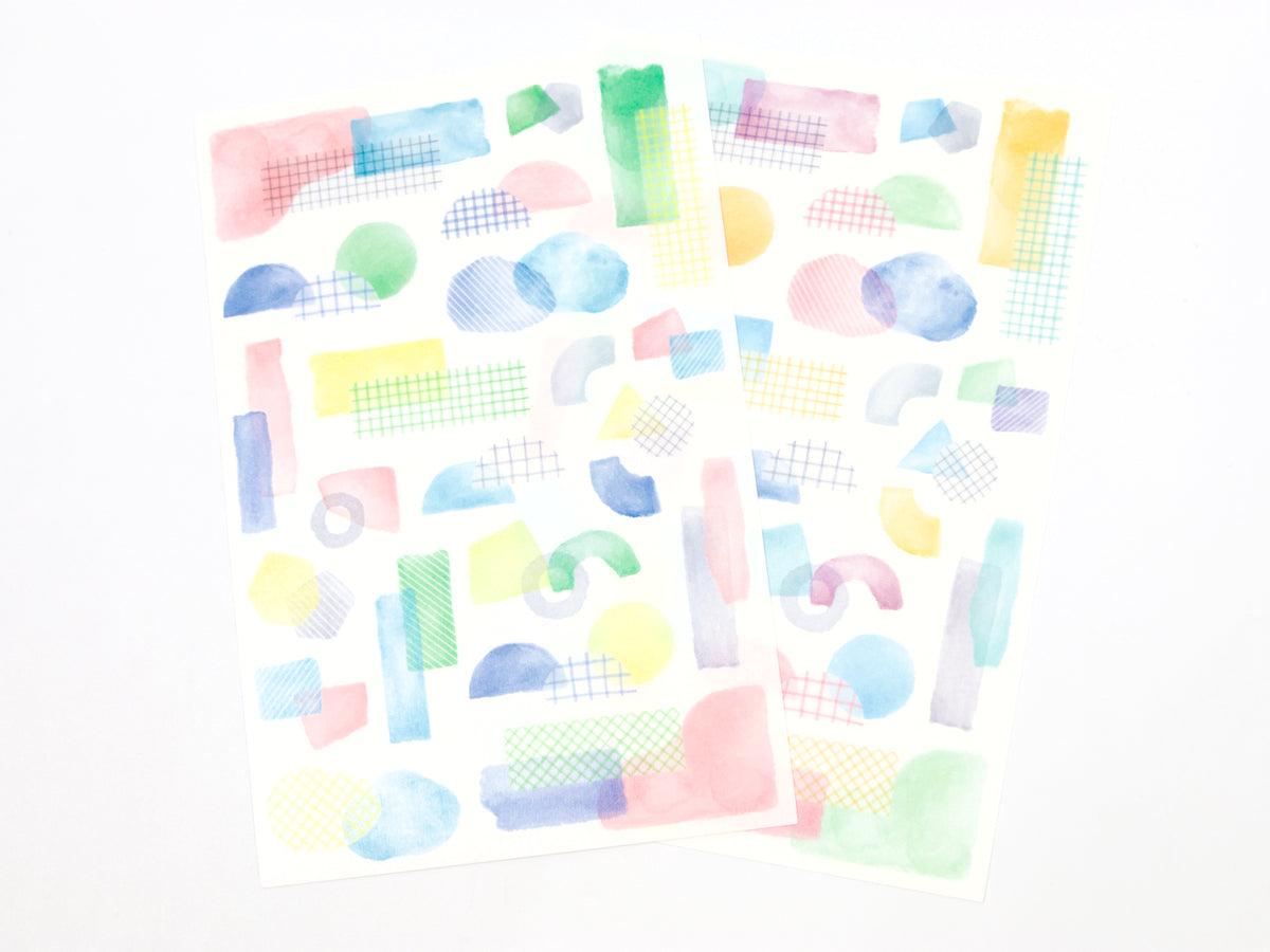 Midori Yuru Log Writeable Stickers