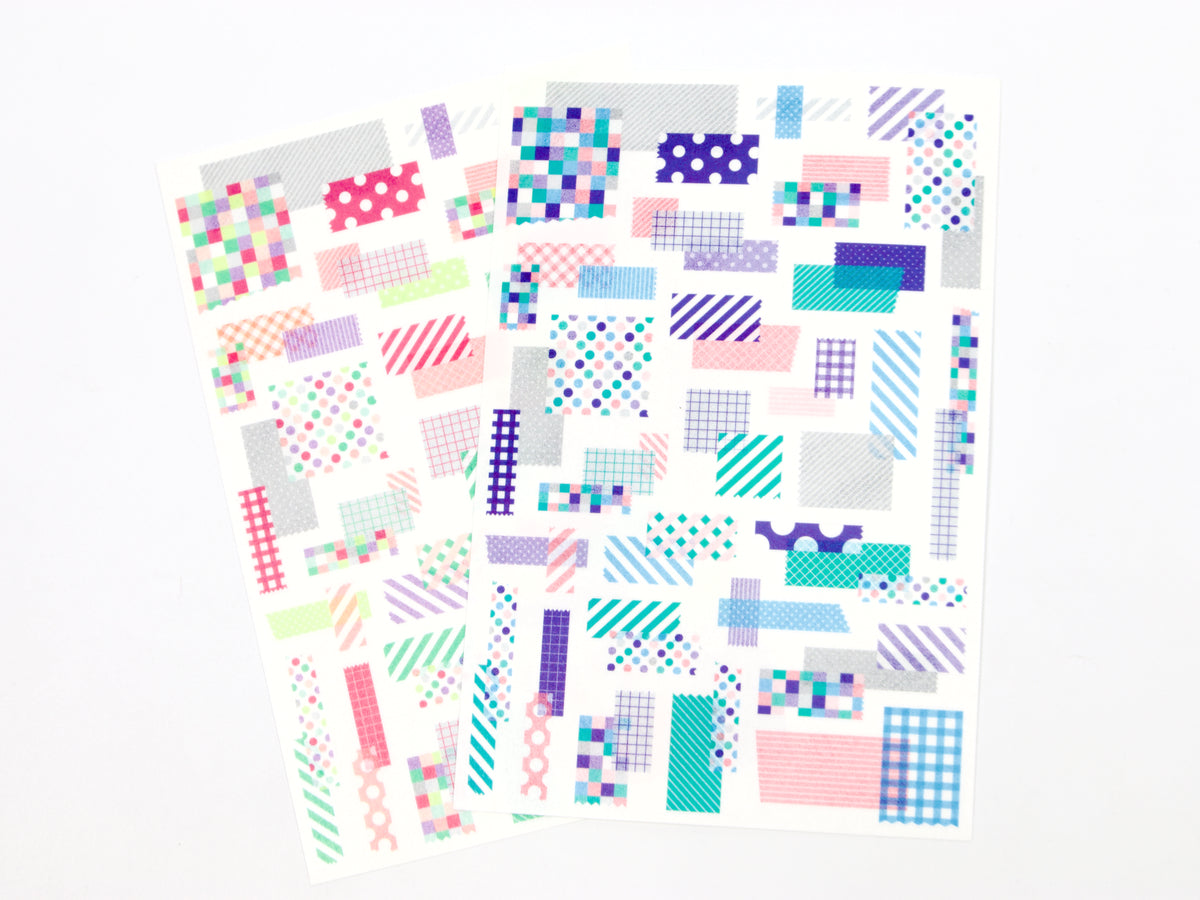 Midori Yuru Log Writeable Stickers
