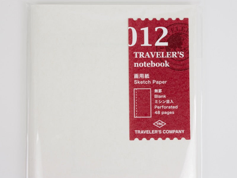 012 Sketch Paper Refill