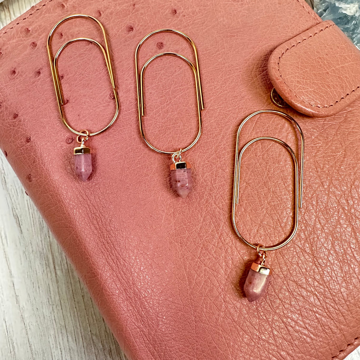 Good Witch Rhodonite Planner Charm