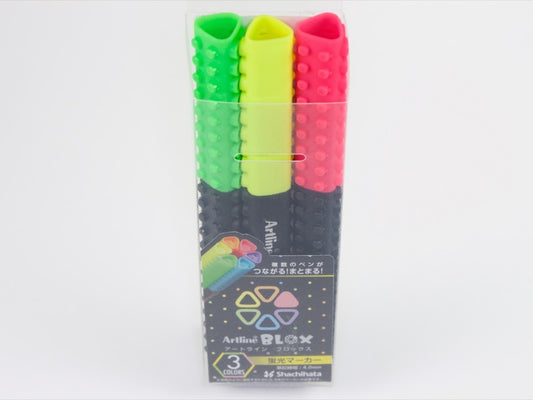 Artline BLOX Highlighter 3 Color Set