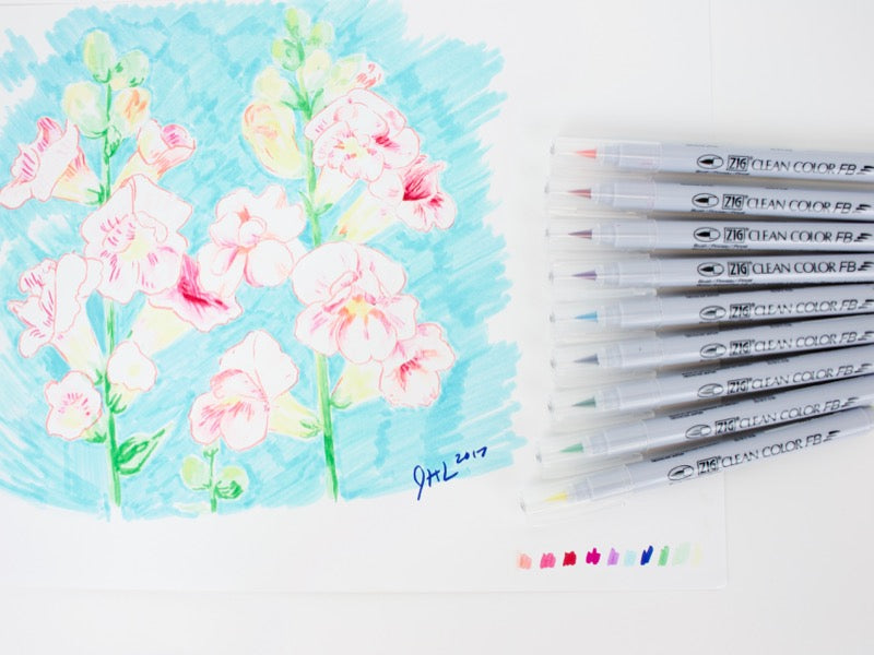 Kuretake Clean Color Faux Brush