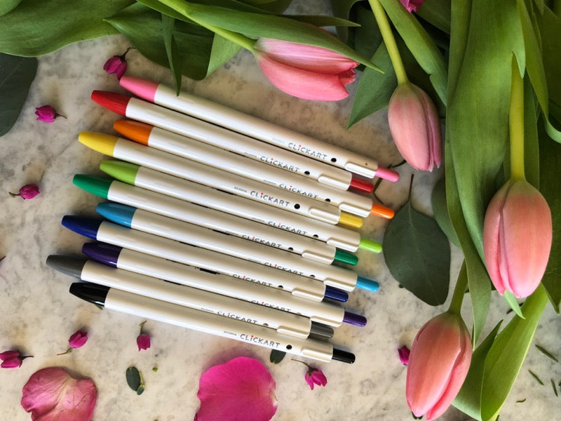 Zebra Click Art 12 Color Set