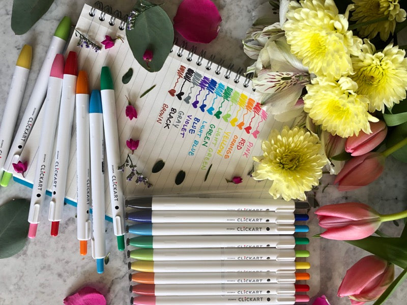 Zebra Click Art 12 Color Set