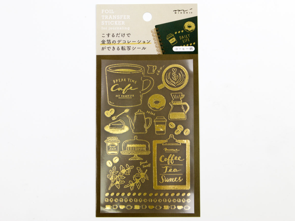 Autocollants de transfert en feuille d'or Midori