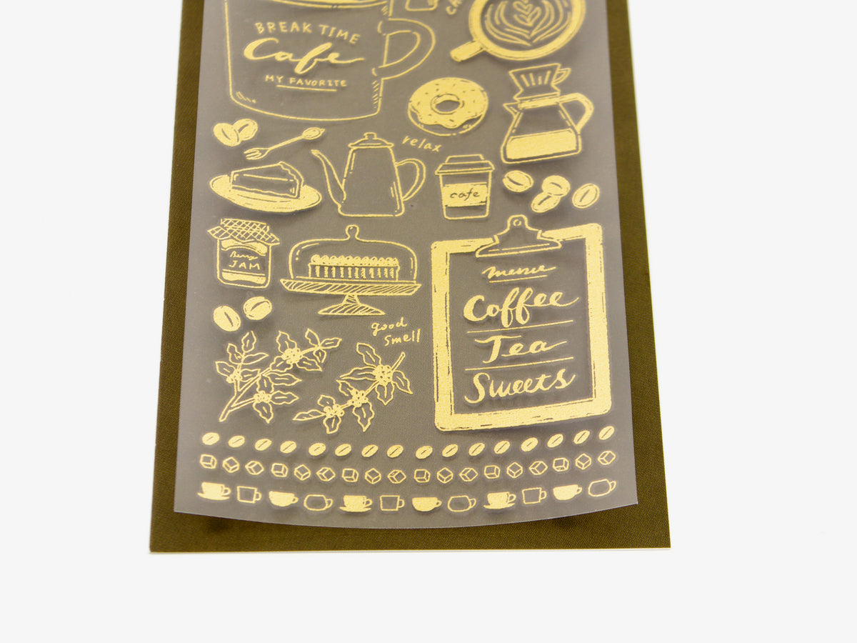 Autocollants de transfert en feuille d'or Midori