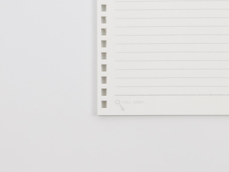 Lihit Lab A5 Open Ring Note Refill Paper (30 sheets)