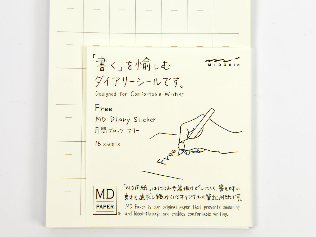 Midori MD Calendar Stickers