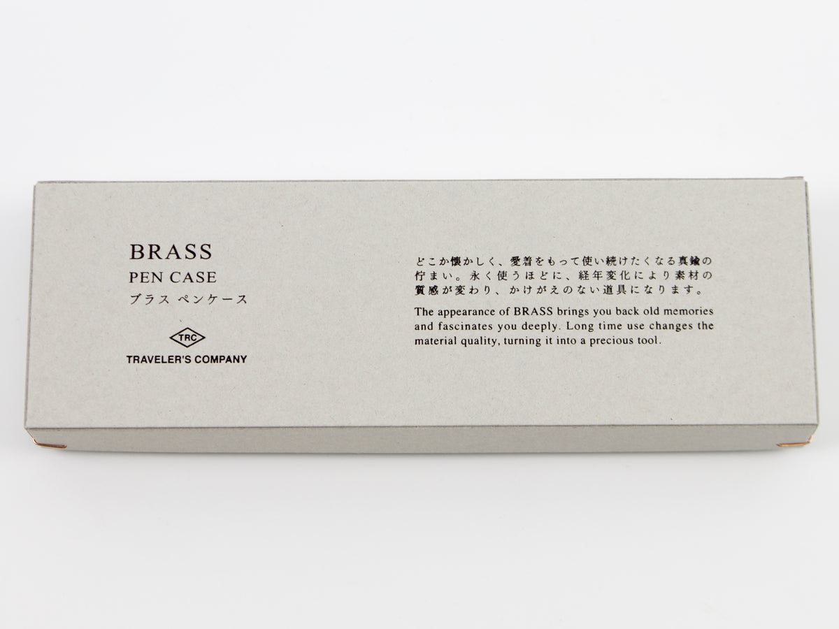 Traveler's Company Brass Pen Case