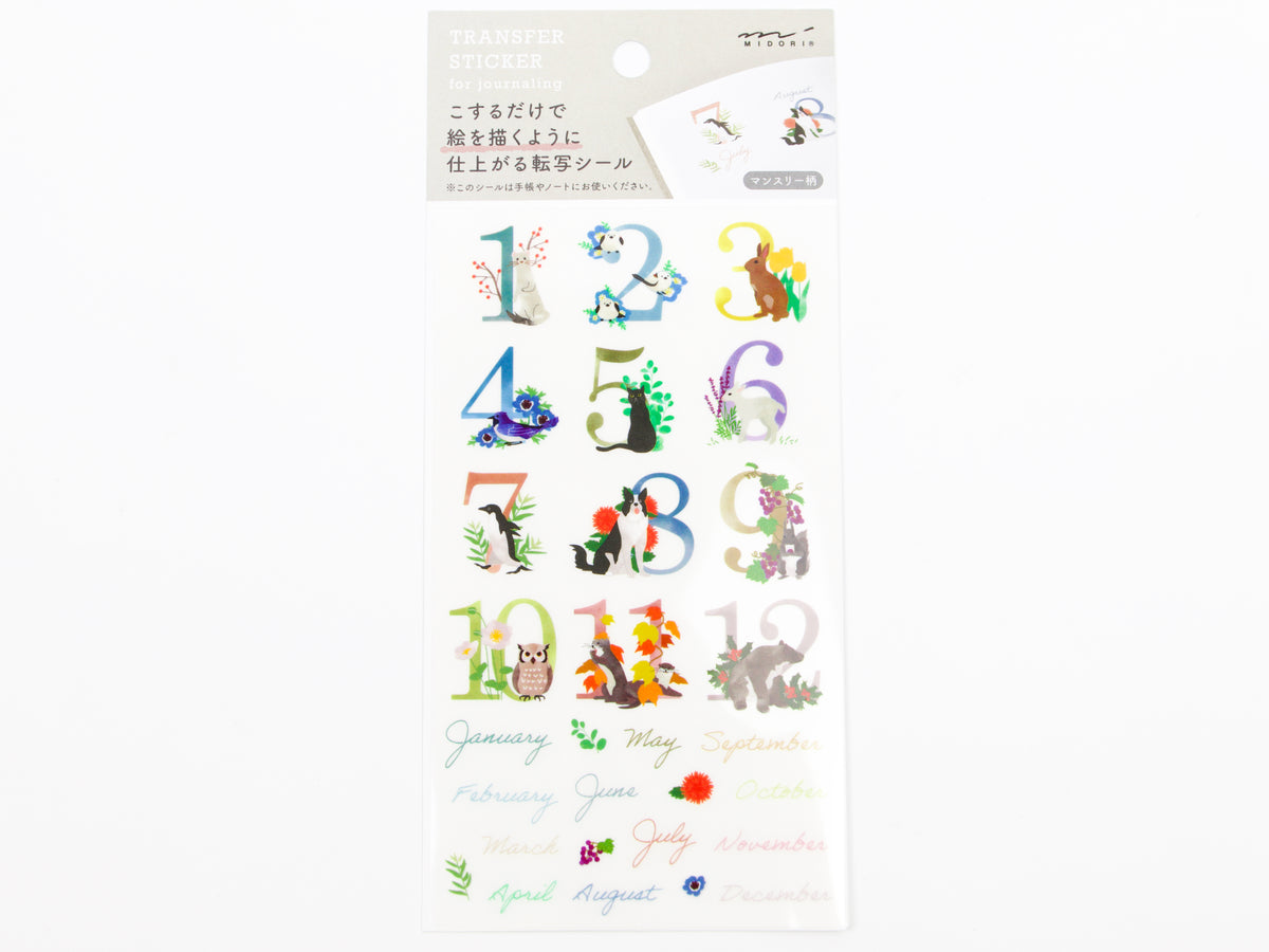 Midori Transfer Stickers
