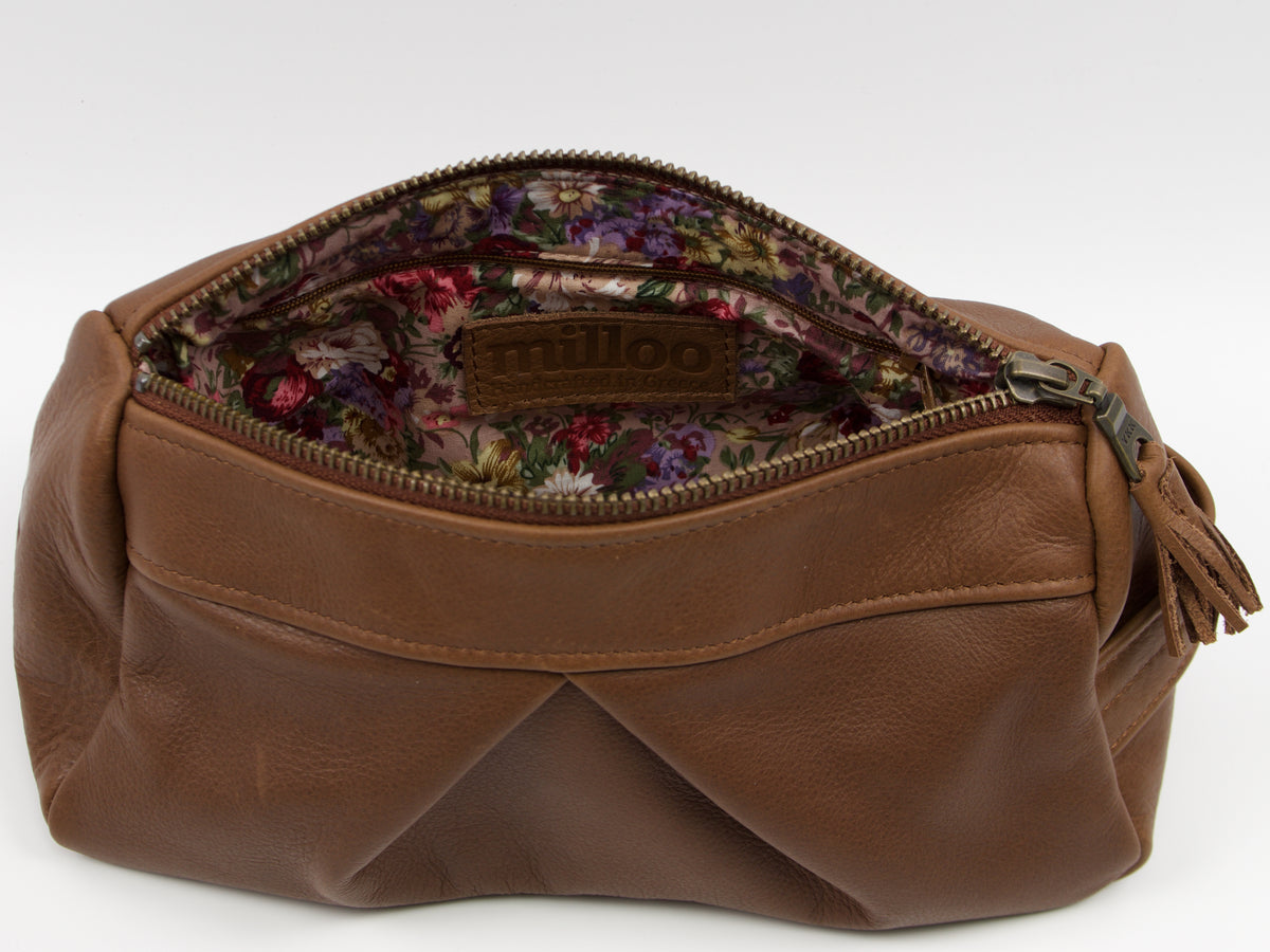 Sac d'accessoires Milloo Estia Marron chocolat