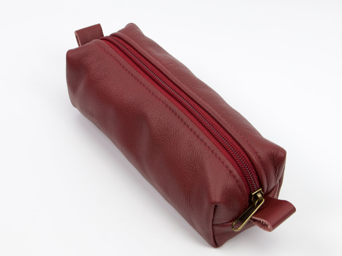 Estuche para bolígrafo Milloo Rec en color burdeos