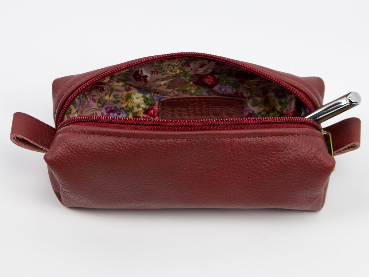 Estuche para bolígrafo Milloo Rec en color burdeos