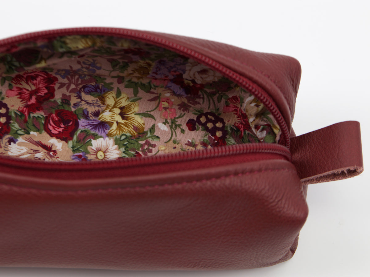 Estuche para bolígrafo Milloo Rec en color burdeos