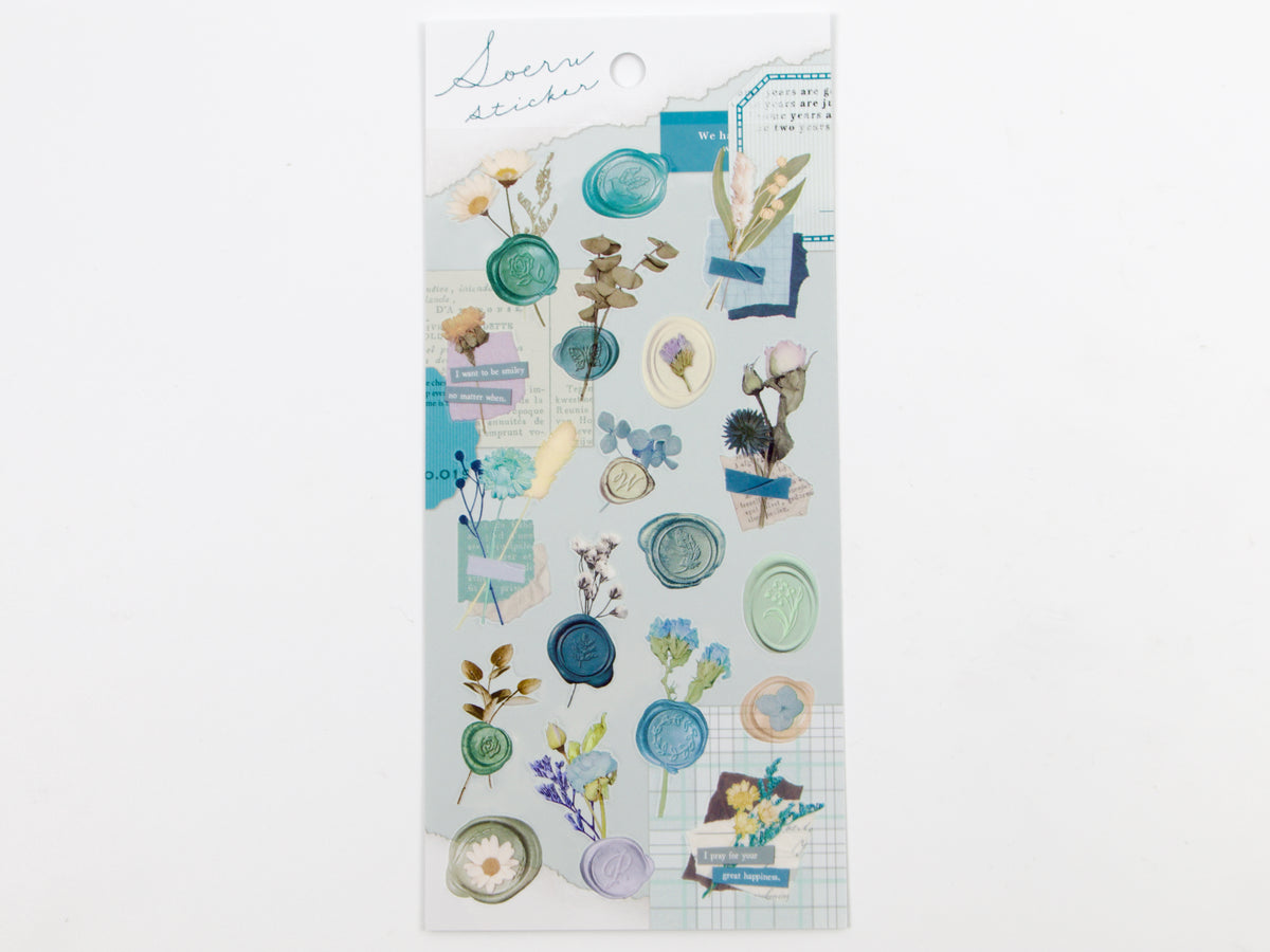 Autocollants floraux pour sceau de cire Mind Wave