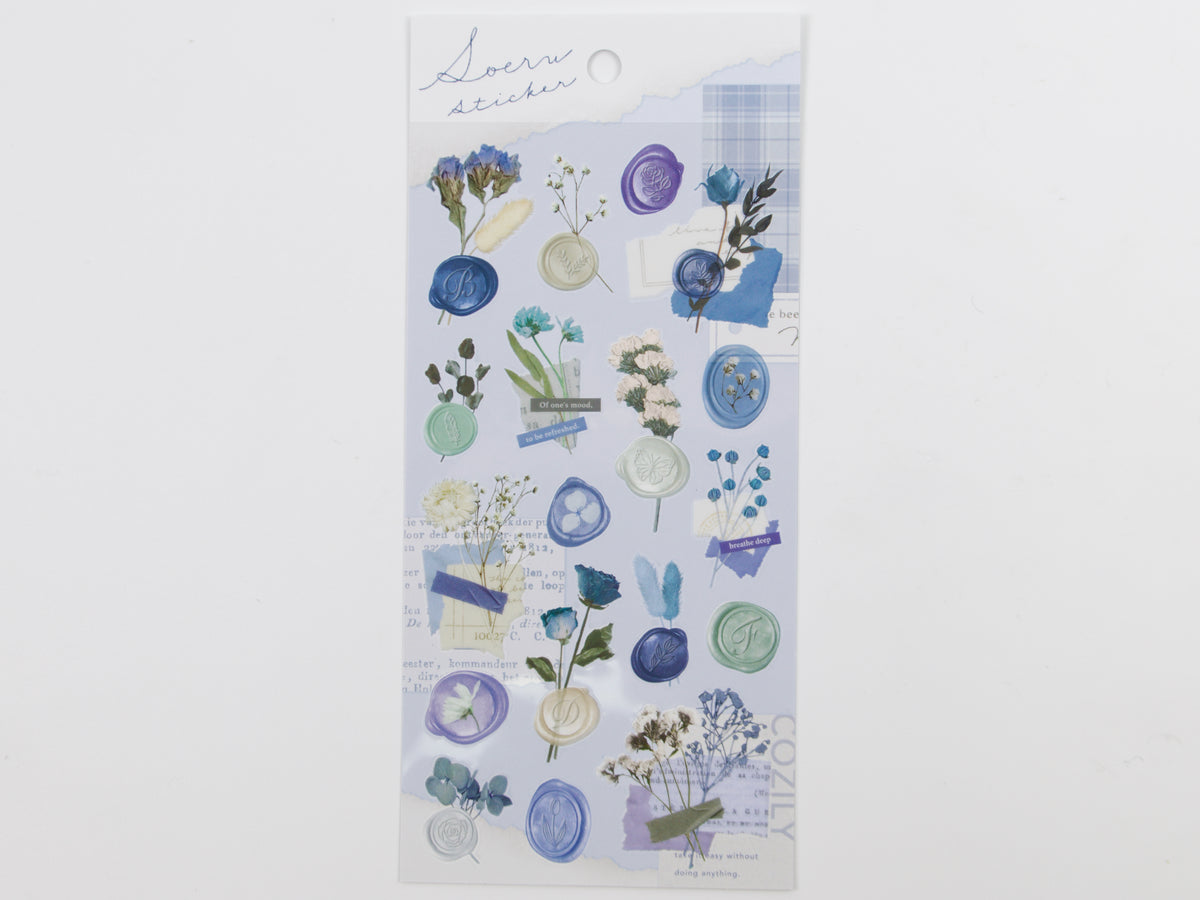 Autocollants floraux pour sceau de cire Mind Wave