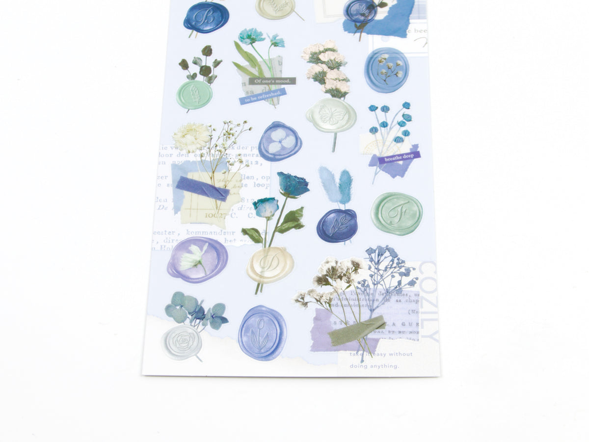 Autocollants floraux pour sceau de cire Mind Wave