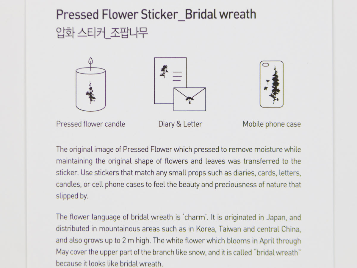 Appree Pressed Flower Stickers