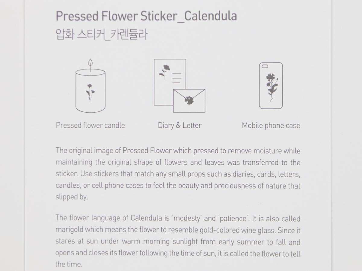 Appree Pressed Flower Stickers