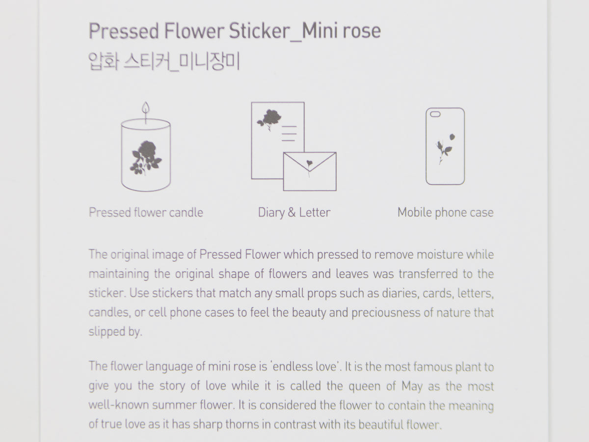 Appree Pressed Flower Stickers