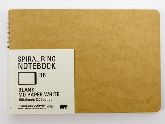 Traveler's Company MD Paper B6 Spiral